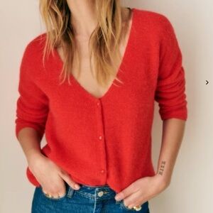 SEZANE Red Cardigan (never worn!!!) in perfect condition